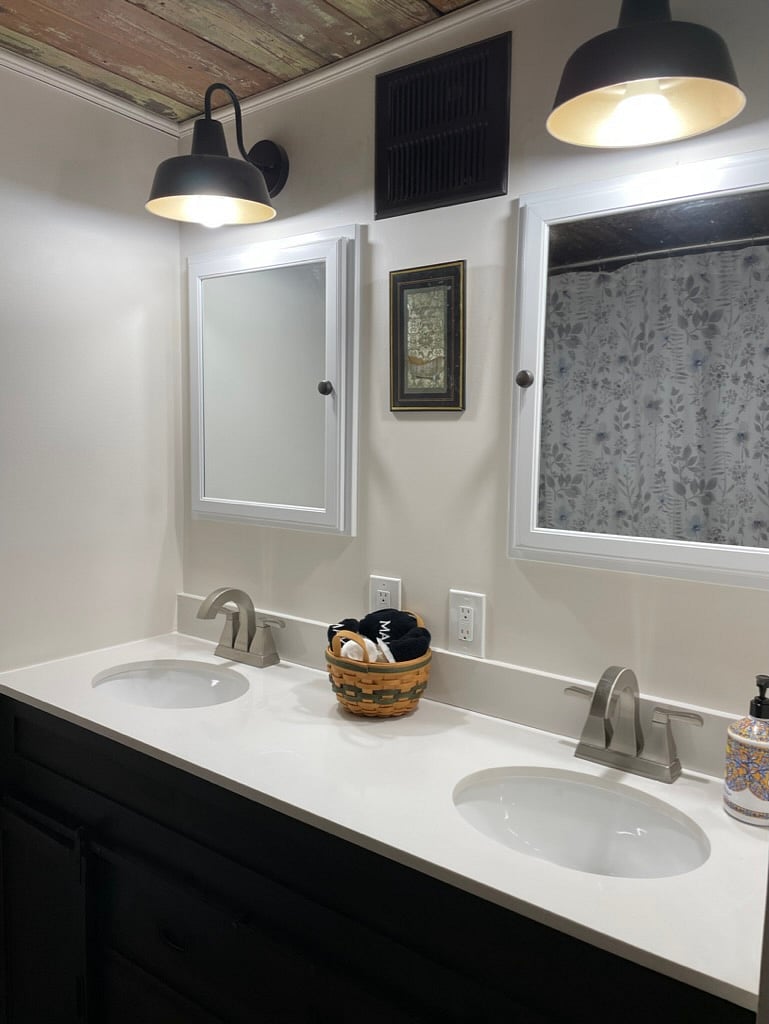 Double sink vanity