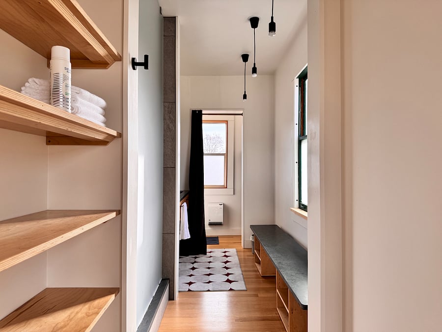 2nd floor - primary bathroom, double sinks
