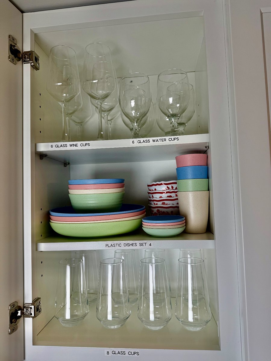 Kitchen, plastic plates set and cups