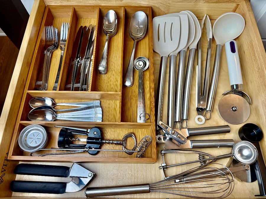 Silver Flat Ware, Kitchen Tools