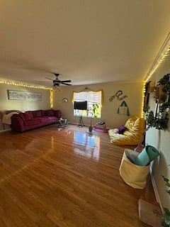 Shared living room space