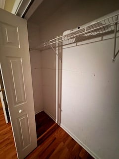 The closet in the room offered.