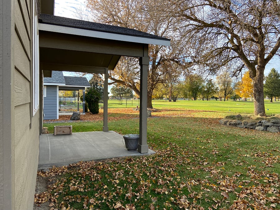 Backyard and Golf Course