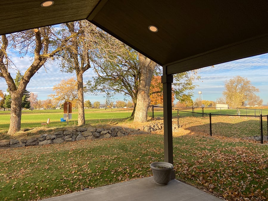 Backyard and Golf Course