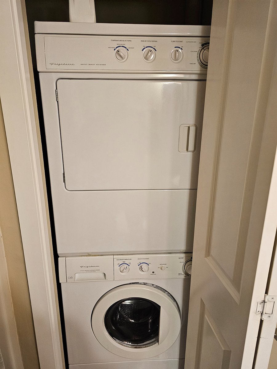 In unit washer/dryer