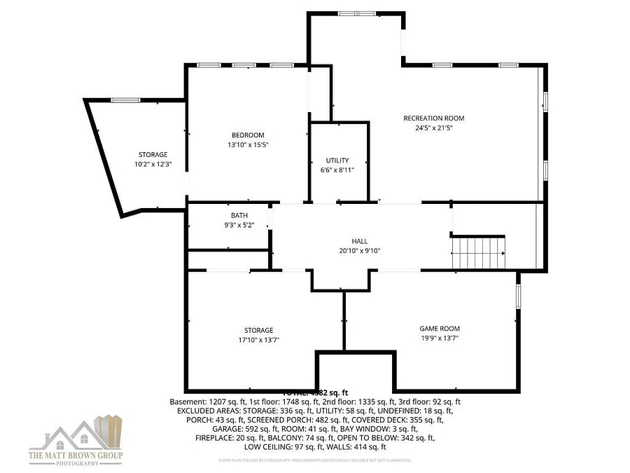 Lower Level Floor plan