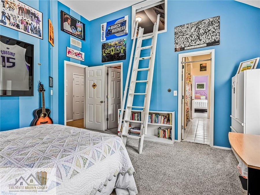Bedroom 2 with Loft Access