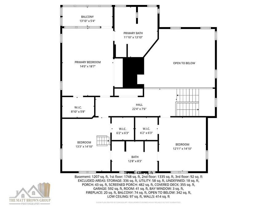 Upper Level Floor plan