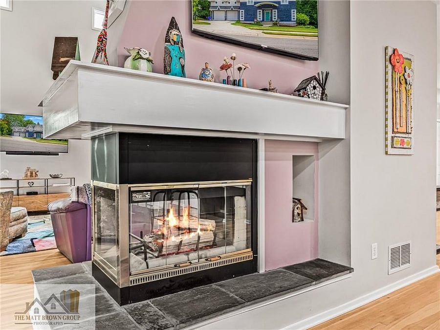 3-sided Fireplace