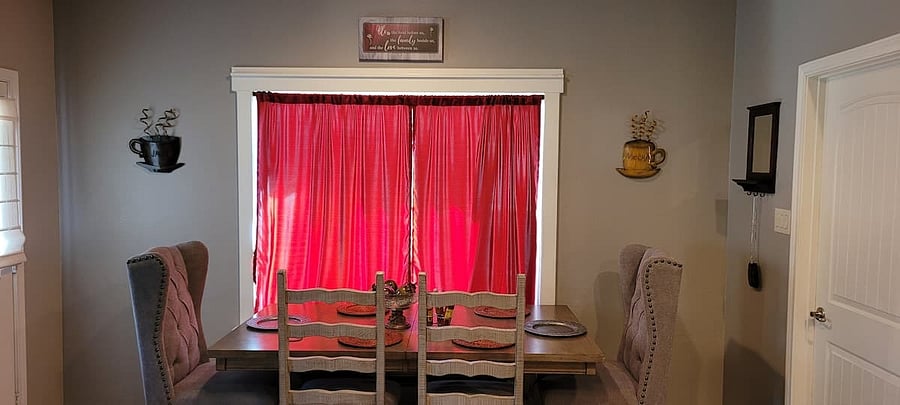 Kitchen table seats 8