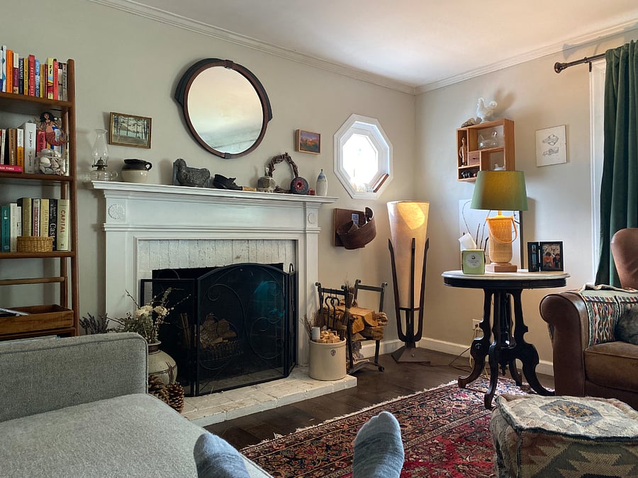 Upstairs living room.