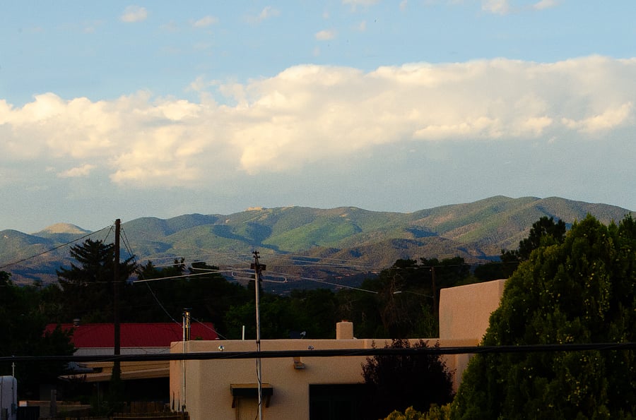 Mountain views from the balcony