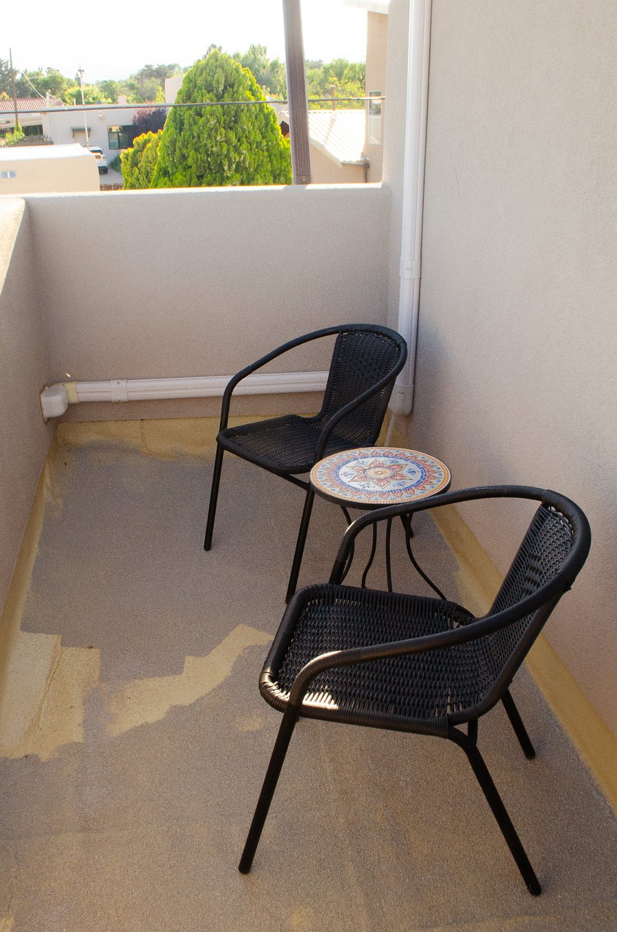 Private balcony off the upstairs bedroom