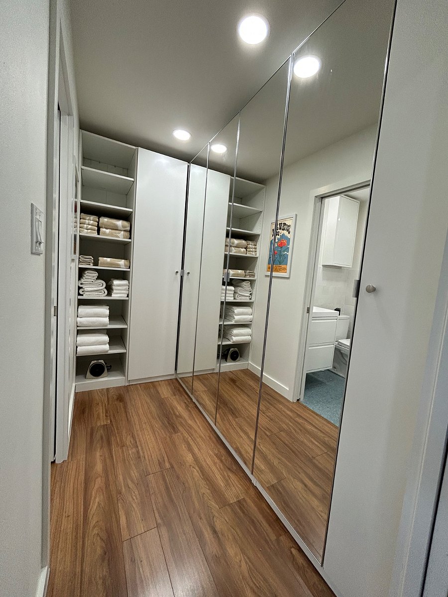 Closet System Adjacent to Ensuite Bath in Bedroom 1