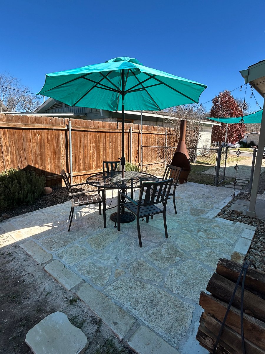 Side Patio with Chimnea and Herb Garden