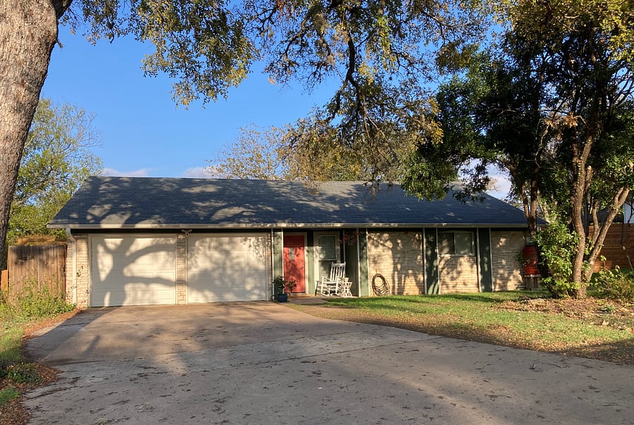 2 car garage and extended driveway