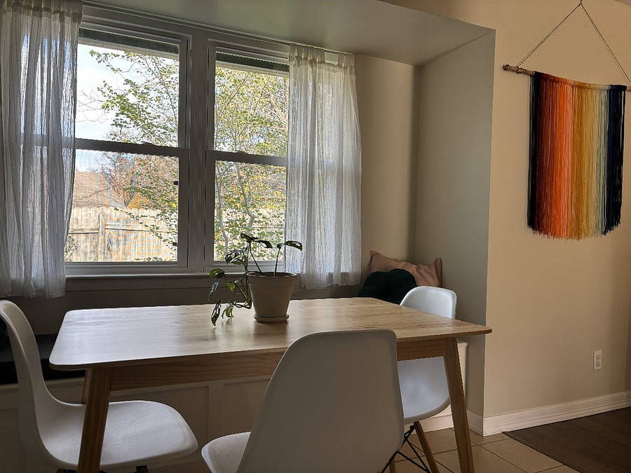 Kitchen table seats 4