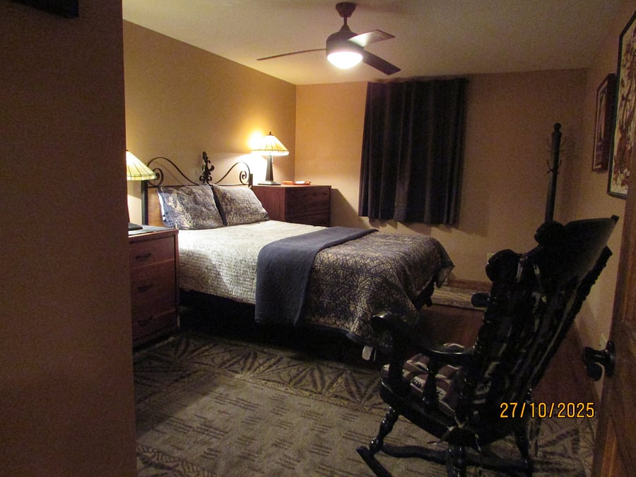 Lower level queen bedroom