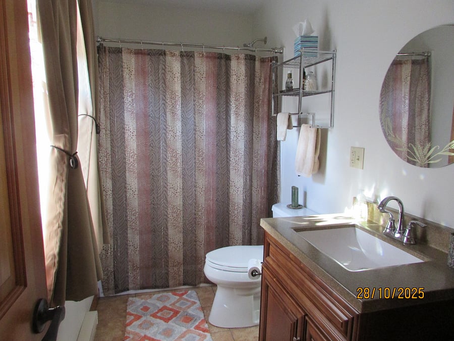 Bedroom 1 with master bathroom, shower only