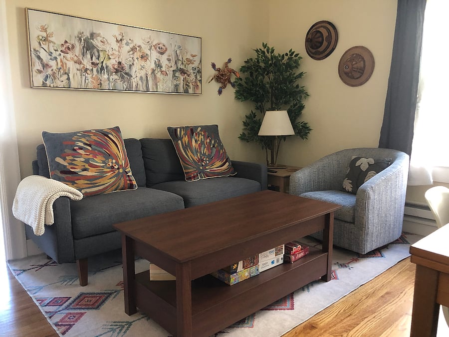 Cozy gathering area for TV watching or socializing