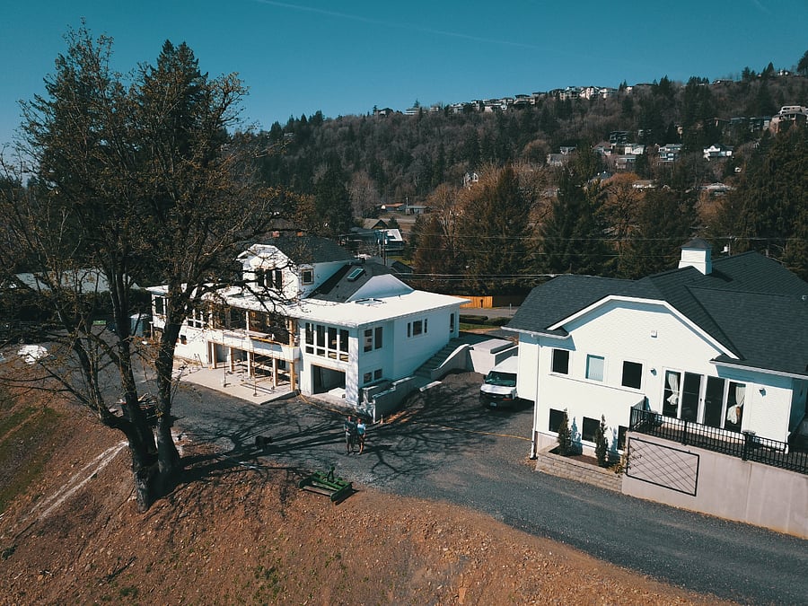 Carriage House above Garage