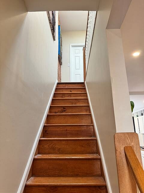 Staircase leading to 2nd floor