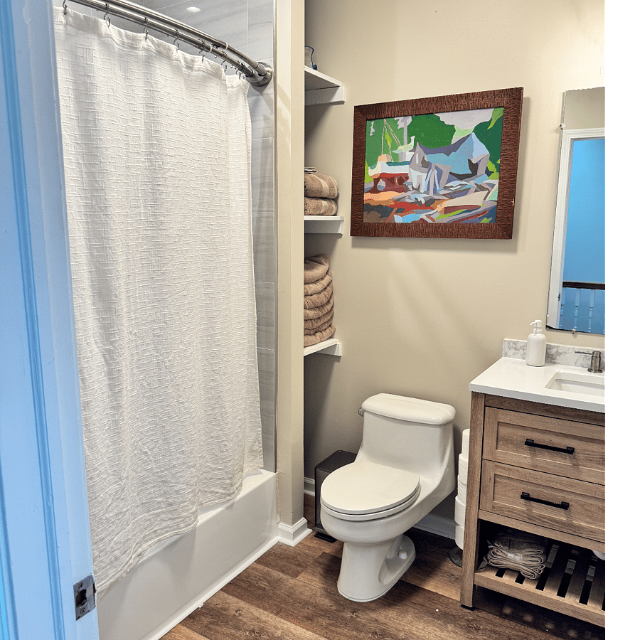 Shared bathroom