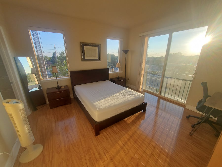 Bedroom 1 with morning sun!