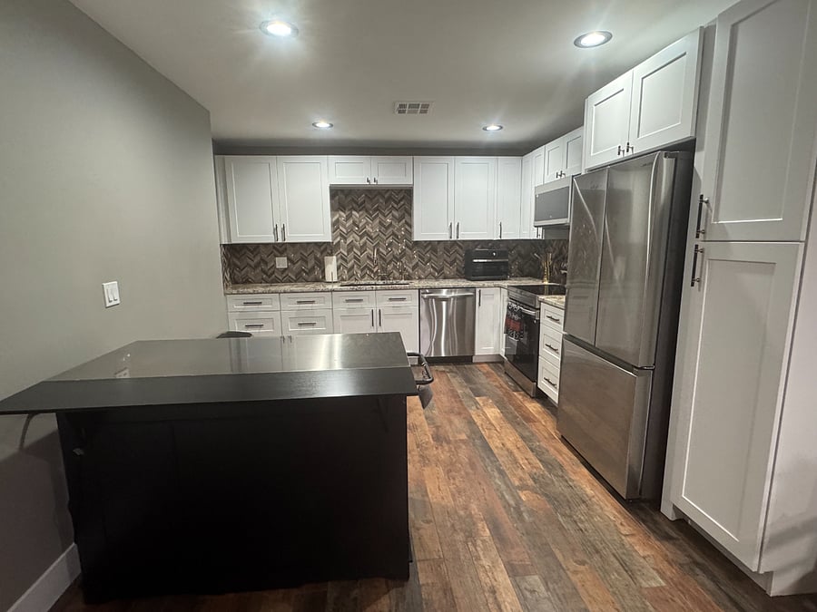 Kitchen with Floating Island