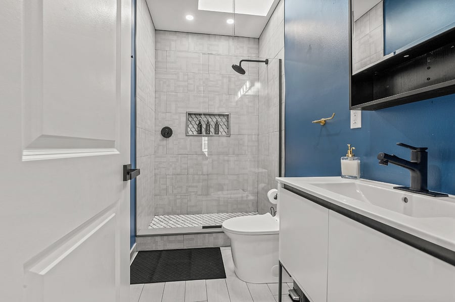 2nd floor, bathroom attached to master bedroom