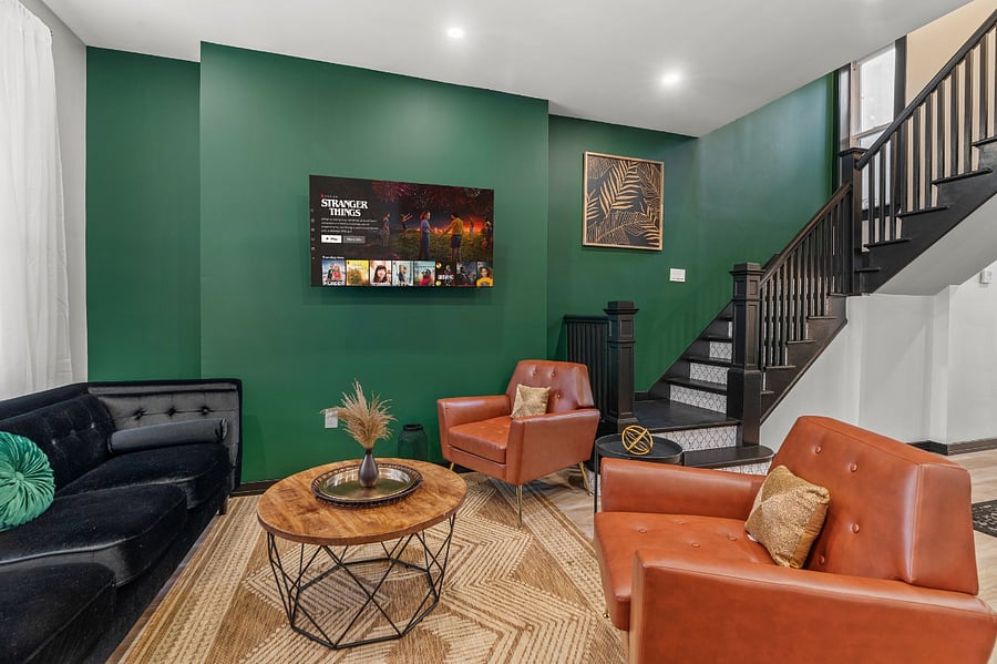 Shared, living room area