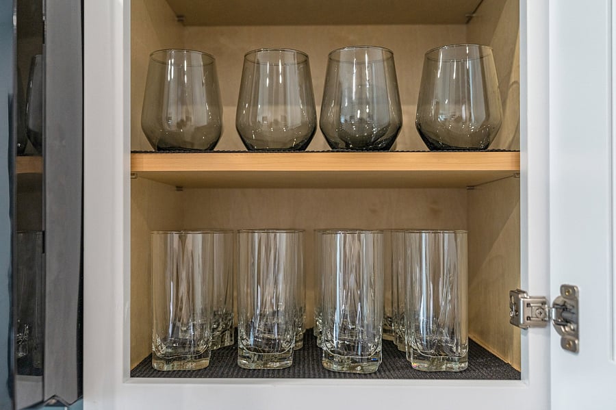 Shared, fully stocked kitchen