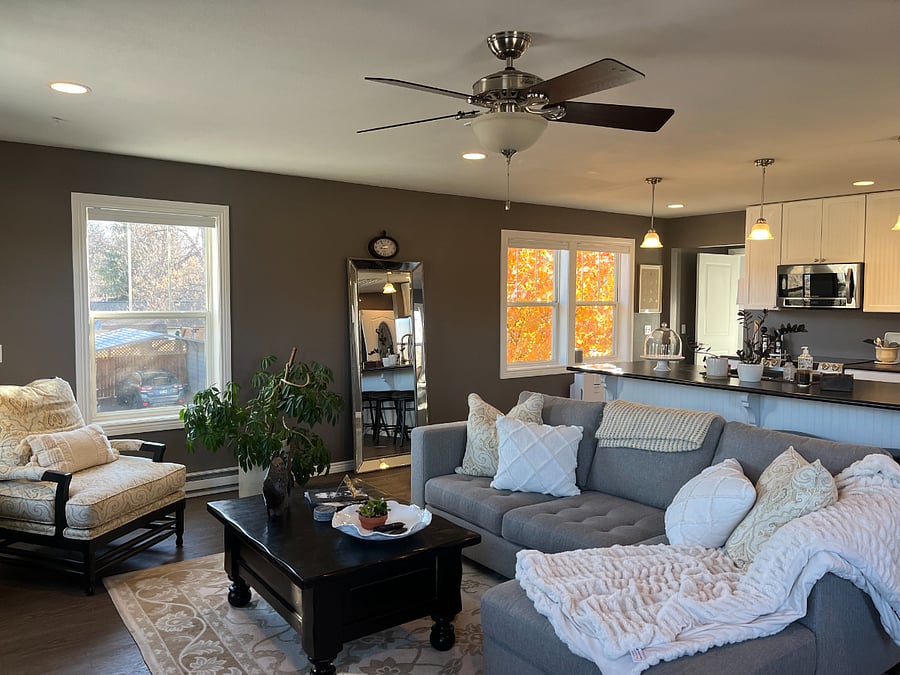 Cute decor and super comfy.