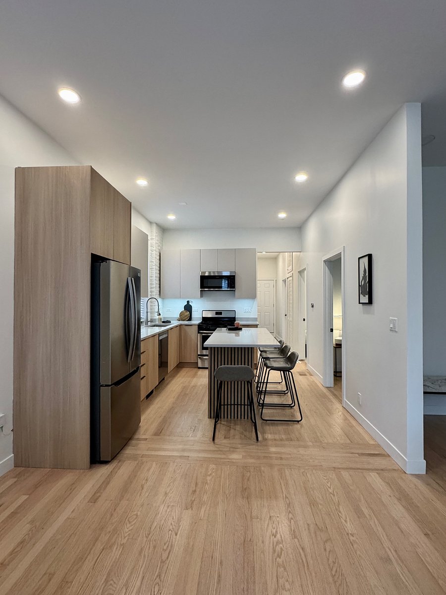 Kitchen and dining area