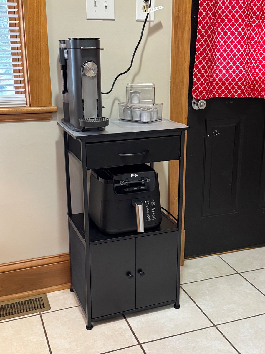 Coffee Bar and storage for Air Fryer