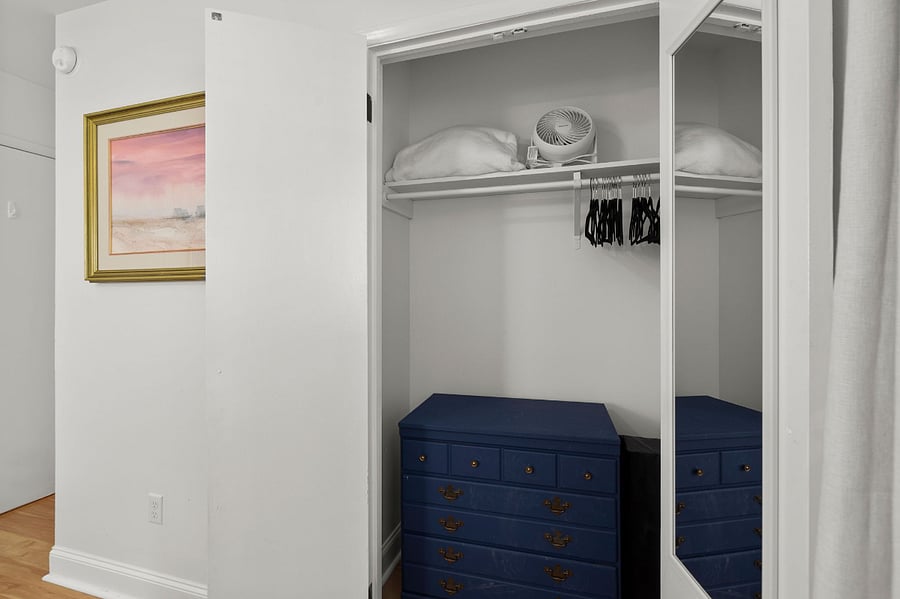 Second bedroom with a queen bed.