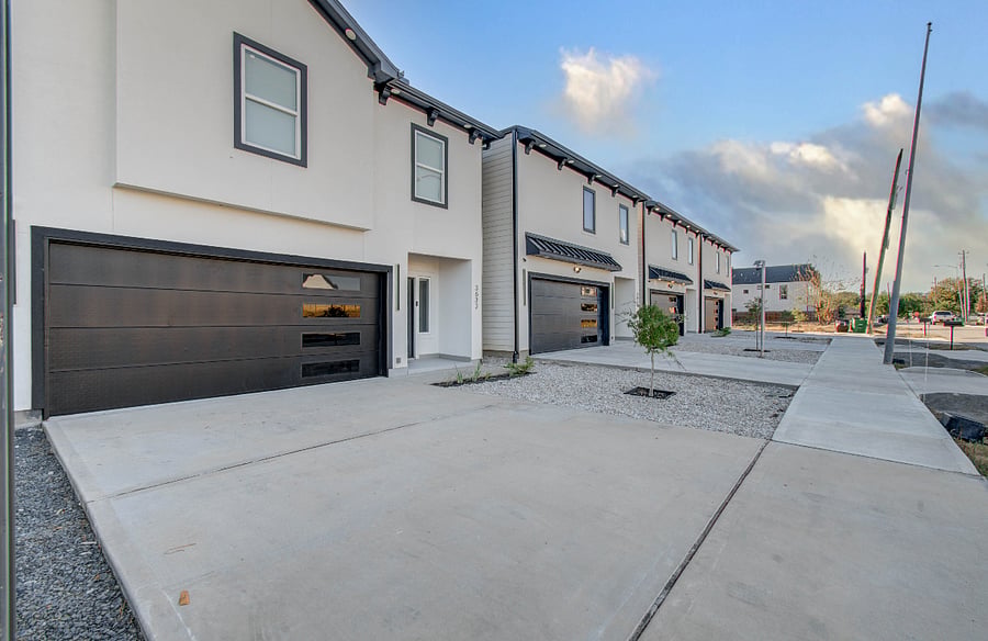 New development with mostly newly built houses