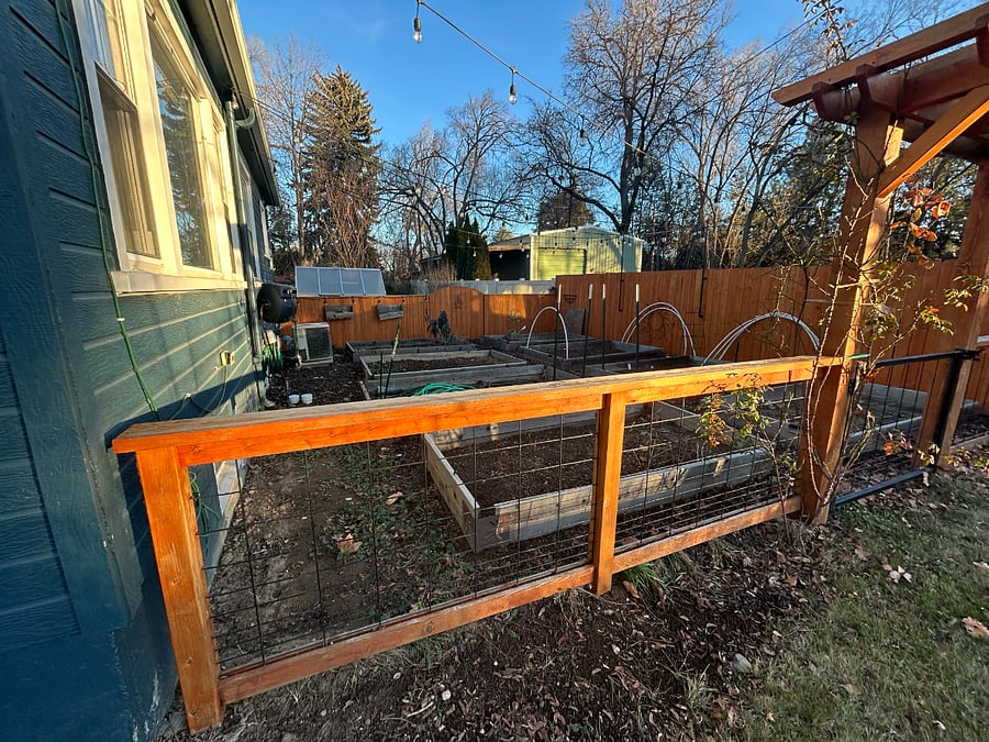 Huge gardening area