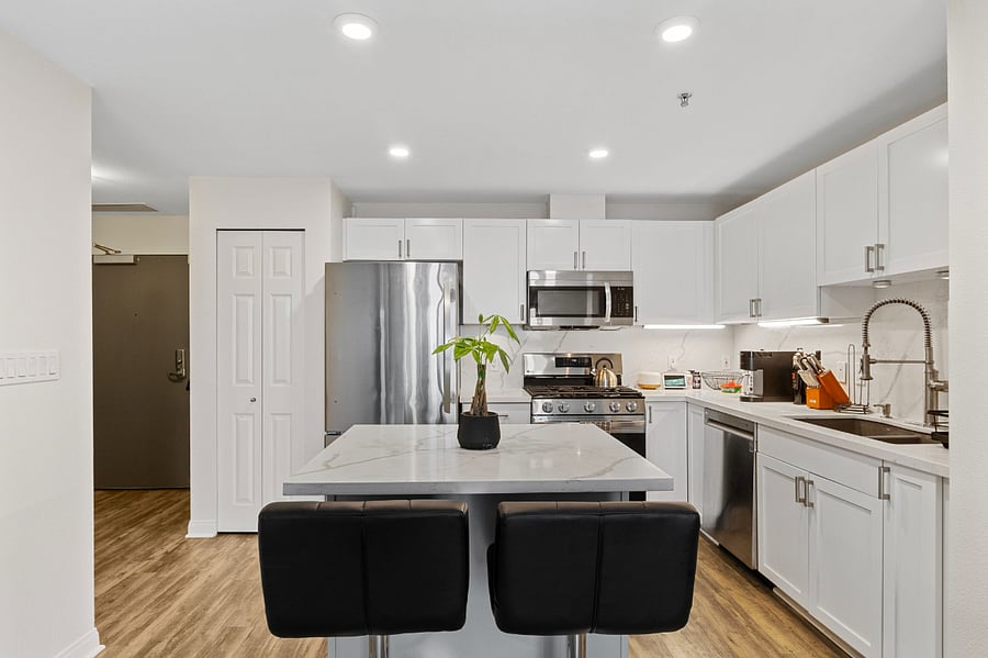 Kitchen side view.