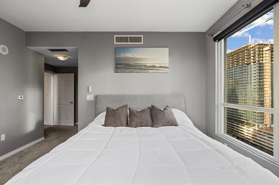 Bedroom front view.