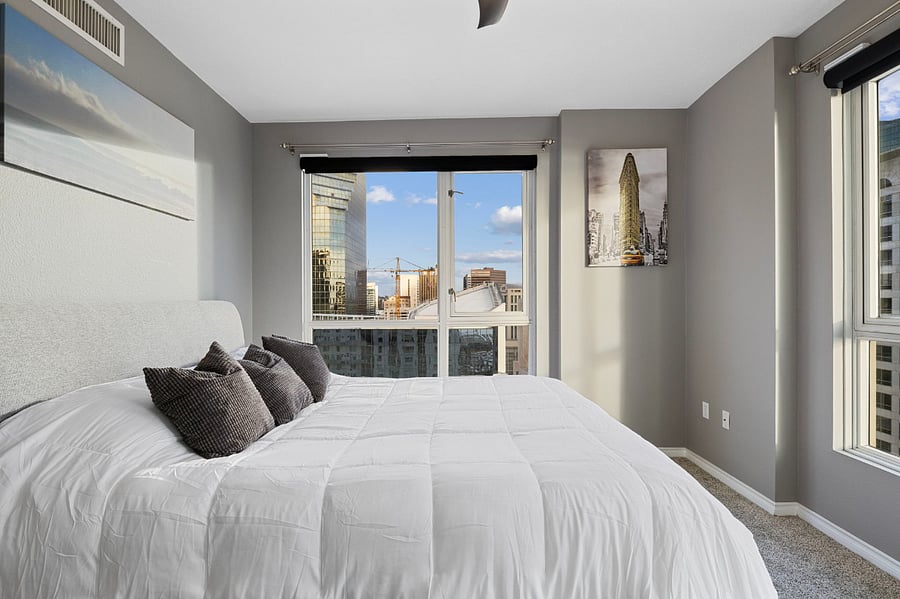 Bedroom side view.