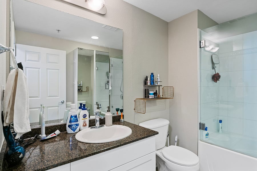 Primary bathroom.