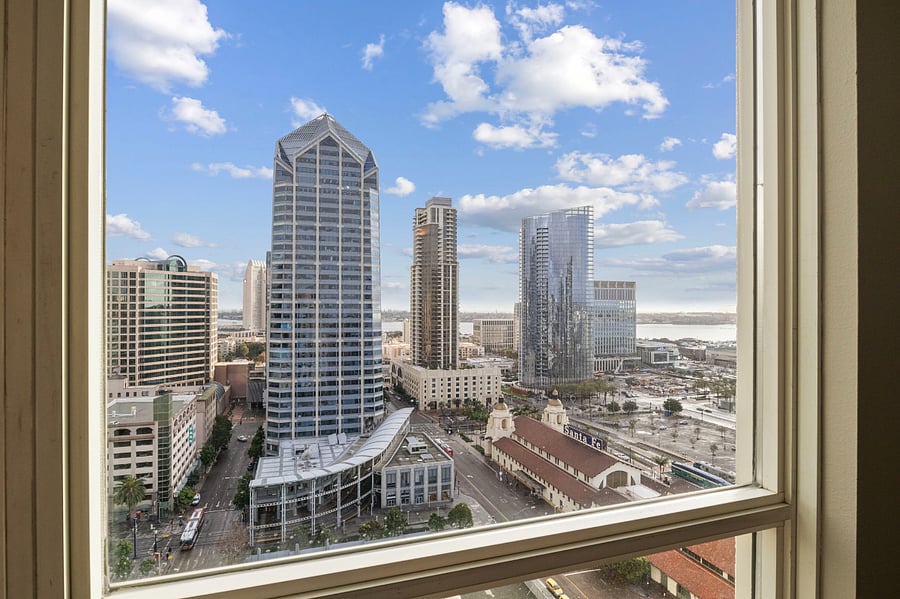 Balcony view.