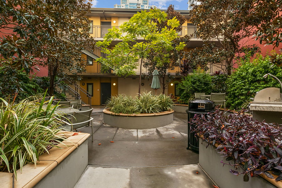 External community balconies.