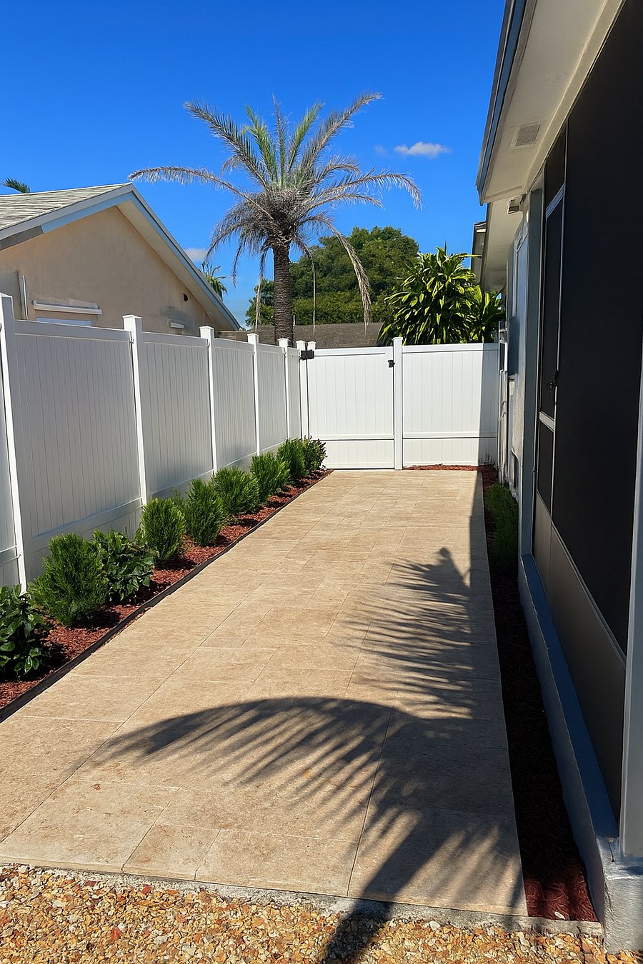 You will enjoy a beautiful entryway that takes you straight out to the patio.