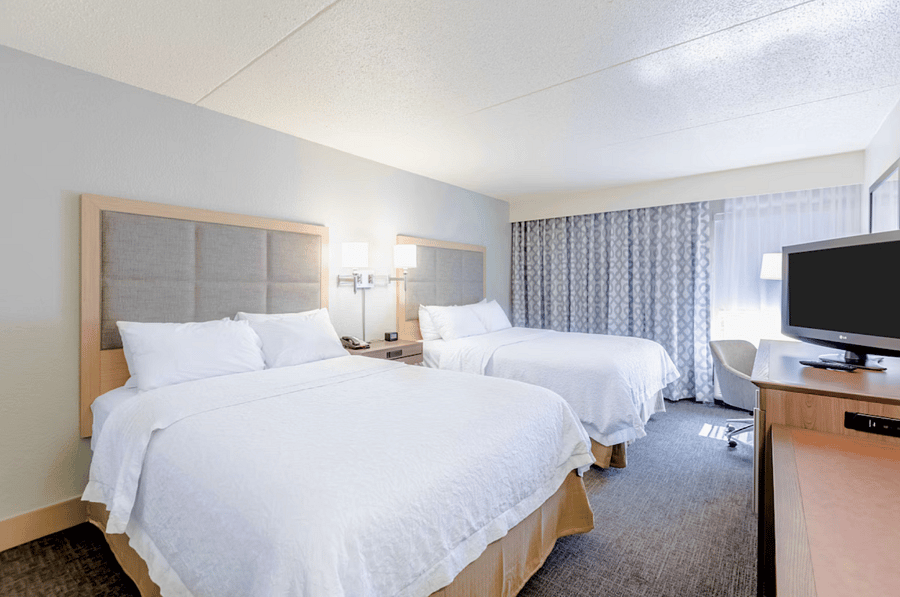 Hapton Inn Spacious Double Queen Room at Hapton Inn St