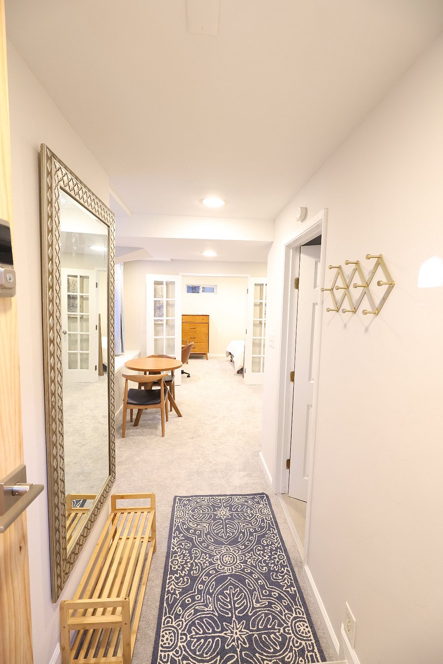 View upon entering