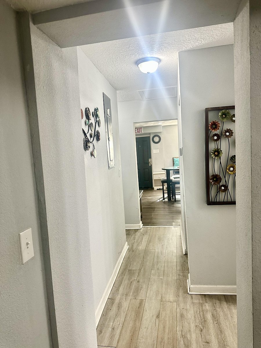 Hallway entering common area