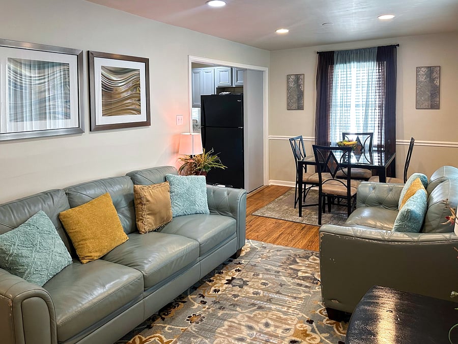 Living Room & Dinning Room Area