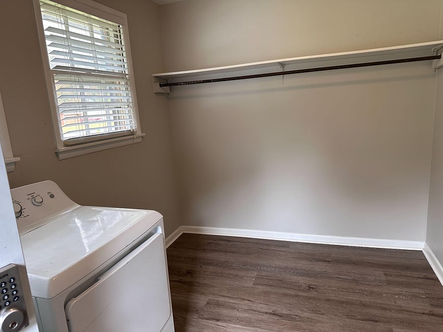 Plenty of space to hang the delicates and store laundry essentials.